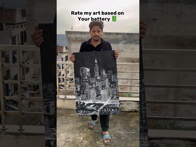 Rate my drawing based on your battery  #shorts #drawing #viralvideo