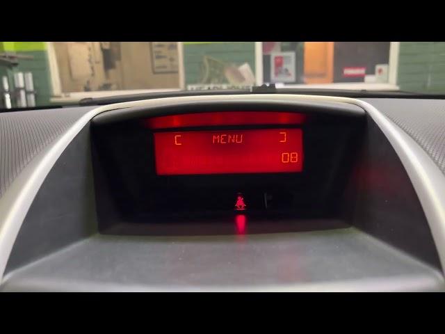 Peugeot 207 Clock Setting How To Change the Time and Date in the Dashboard