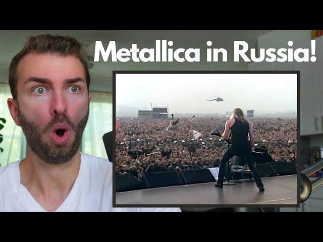 First Time Hearing | Metallica - Enter Sandman Live Moscow 1991|