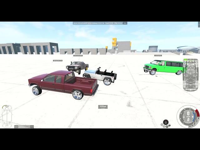 Squatted Truck Meet in BeamNG.Drive