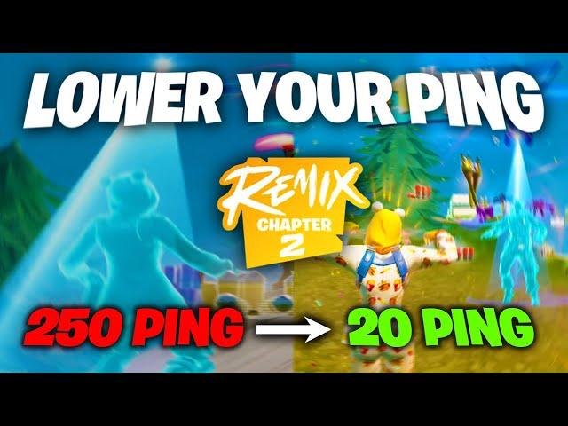 How To Get 0 Ping In Fortnite (Best Internet Settings/Full Lower Ping Guide) - Chapter 2 Remix