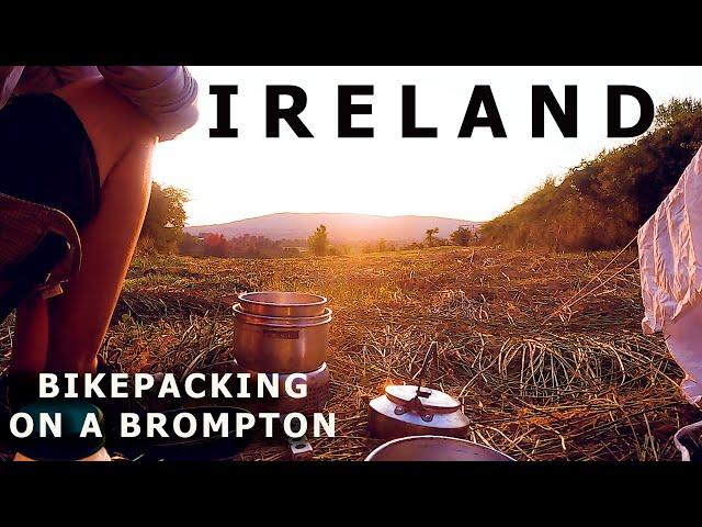 Bikepacking on a Brompton - Ireland - wild camping - Irish mountains, bogs, coast, Dublin to Donegal