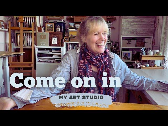 Inside My DREAM ART STUDIO || Paints, Palettes, Plein Air Easels & Inspiring Treasures