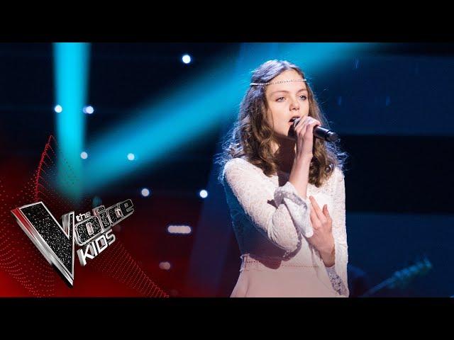 Jess R performs 'Unconditionally': Semi Final | The Voice Kids UK 2017