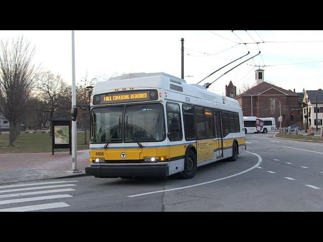 Last Days of the Trolley Bus - MBTA