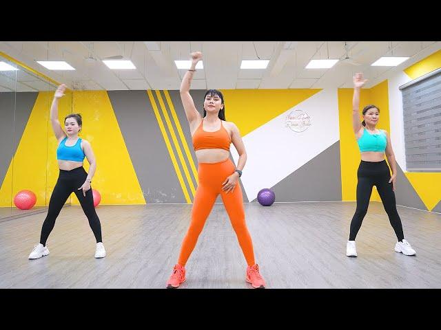 22 Min Aerobic - Cardio Workout To Reduce Belly Fat & Lose Weight | Eva Fitness