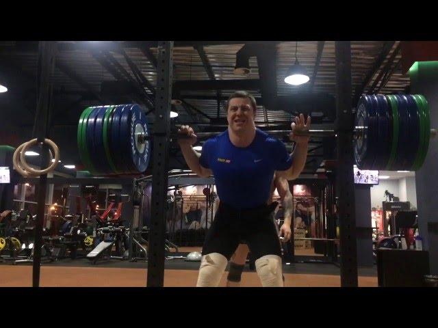 Oleksandr Pyatnytsya squat 250 kg
