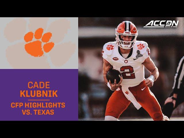 Clemson's Cade Klubnik Throws For 300 Yards & 3 TD in College Football Playoff