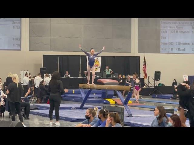 2022 Glider's Invitational - 1st Beam - Kendra Chang