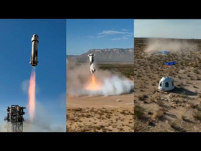 Blue Origin NS-22: New Shepard launch and landing