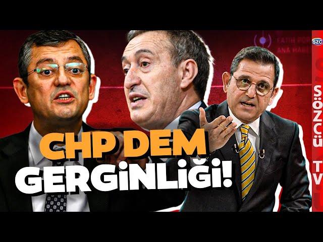 Tuncer Bakırhan'dan Özgür Özel'e Sert Çıkış! Fatih Portakal CHP DEM Gerginliğini Anlattı