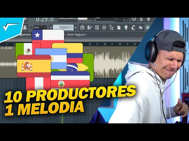 10 PRODUCTORES Trabajan con la MISMA MELODIA - Reaccionando a Beats de mis Suscriptores