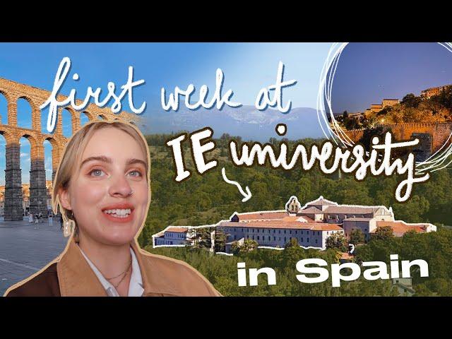 First week of college VLOG @ international university in Spain (IE University)