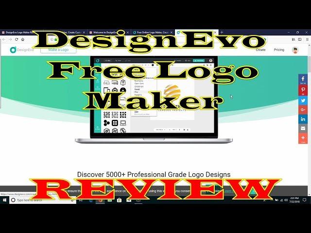 DesignEvo Free Logo Maker- REVIEW (Make Professional Logos)