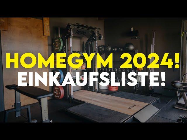 Homegym 2024 - Das brauchst du WIRKLICH! #homegym #trainingzuhause #garagegym