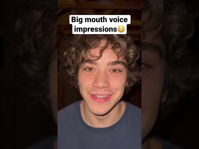 Big mouth voice impressions #fyp #shorts #viral #bigmouth #netflix