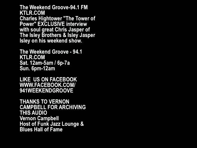 Chris Jasper of Isley Brothers 9/11 Interview www.thegroovewithcharleshightower.com