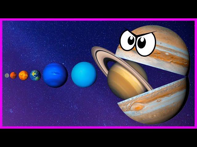 HUNGRY PLANETS COMPILATION | Mercury Venus Earth Mars Jupiter Saturn Uranus Neptune