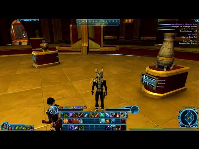 swtor: Bounty Hunter in the Alde Royal Museum