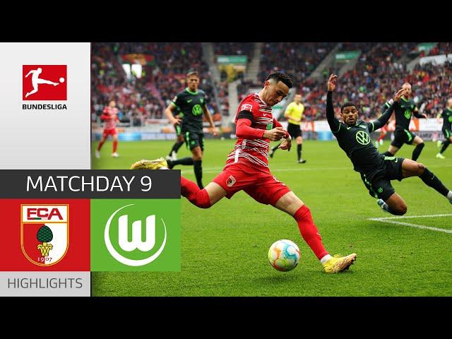 FC Augsburg - VfL Wolfsburg  1-1 | Highlights | Matchday 9 – Bundesliga 2022/23