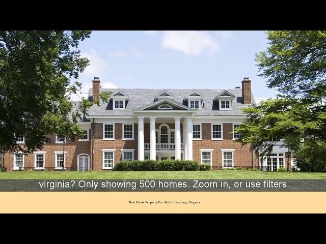 Real Estate Property For Sale In Leesburg, Virginia