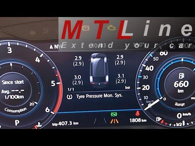 VW Passat B8, MY2017 - how does direct TPMS system work? - kako deluje aktiven TPMS?