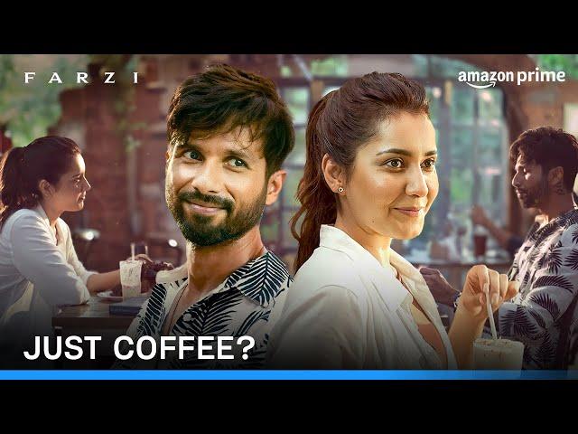 Brewing Love With Coffee️ | Farzi | Shahid Kapoor, Raashi Khanna | Prime Video India