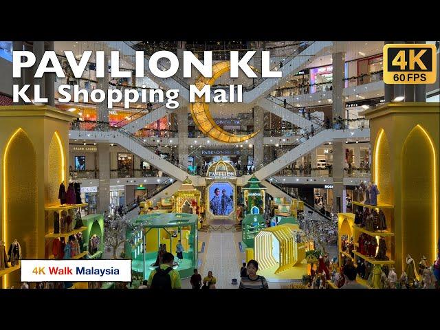 [4K 60fps HDR] PAVILION KL | Kuala Lumpur Shopping Mall - RAMADAN 2024 | Malaysia Walking Tour