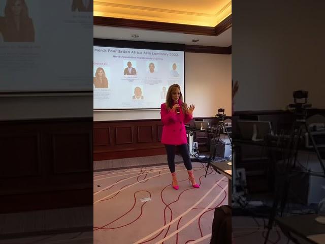 Senator, Dr. Rasha Kelej @ Merck Foundation Health Media training, Luminary 2022