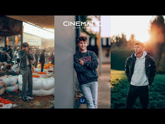 Cinematic Warm Presets - Lightroom Mobile Preset Free DNG & XMP | POV Street Photography Presets