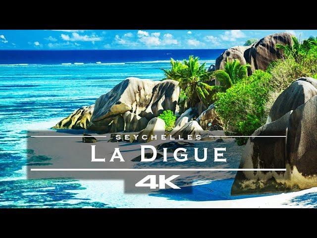 La Digue, Seychelles  - by drone [4K]