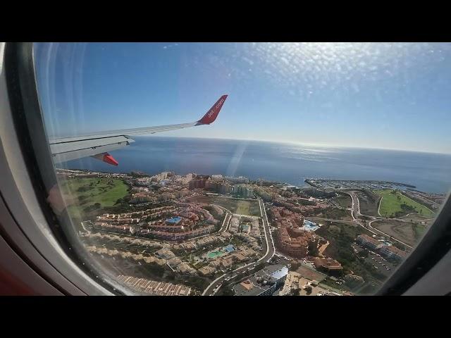 Landing at Tenerife South Airport. 24/12/2022