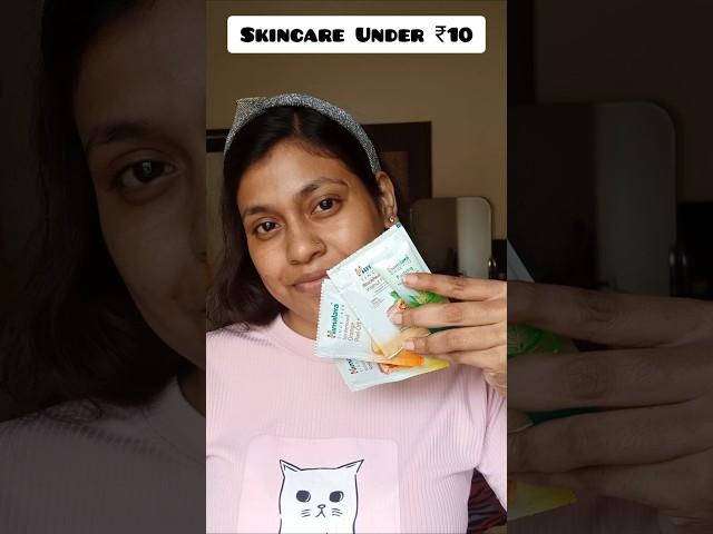 "Skincare under ₹10" Got AMAZING Results! #shorts #skincare #himalaya #beauty