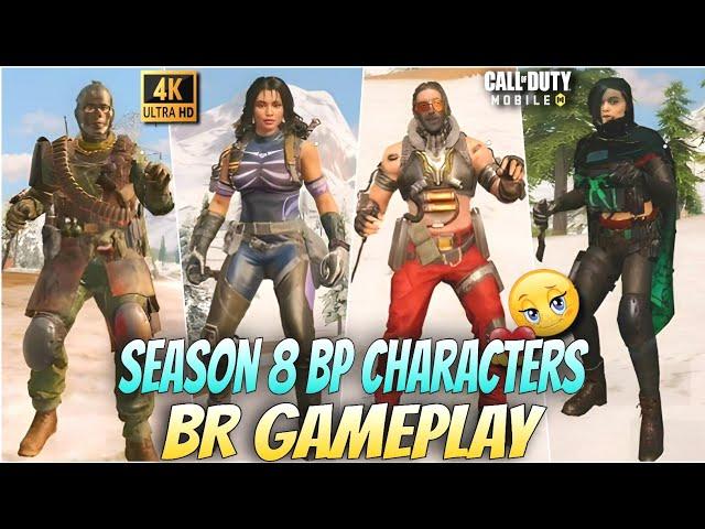 Season 8 (2024) New Battle Pass All Characters Gameplay in Battle Royale | Codm S8 Leaks 2024