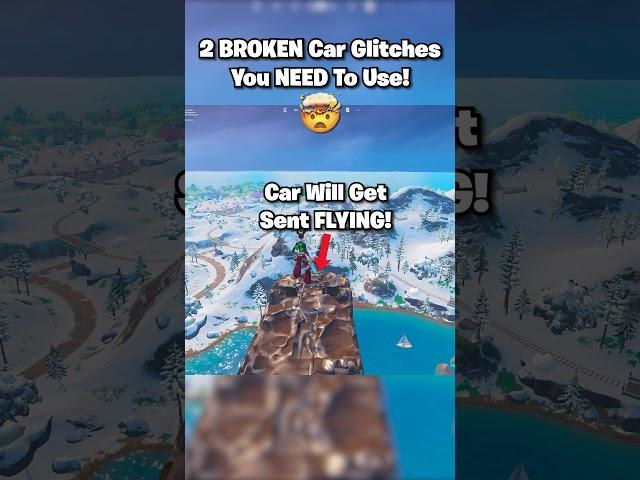 2 BROKEN Car Glitches You NEED To Use  #shorts #fortnite