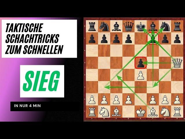 Schach Tricks // Wie man eine Schachpartie schnell gewinnen kann