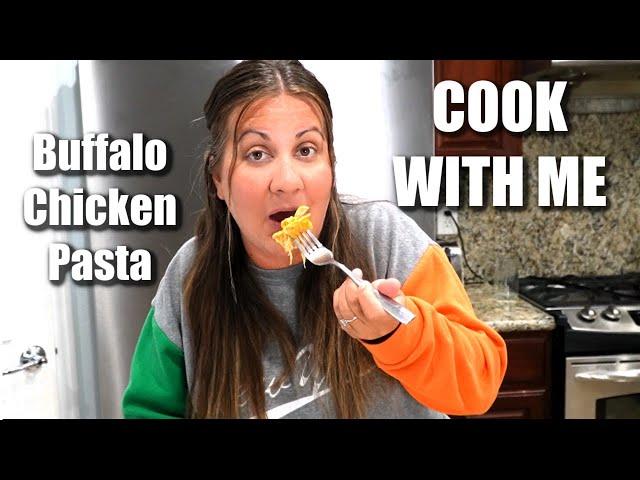 EASY Buffalo Chicken Pasta Casserole Recipe | Dump and Go!