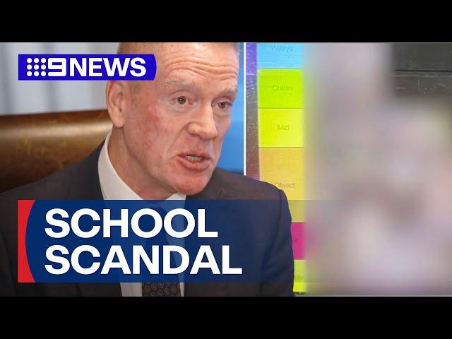 Parents call for boys involved in list ranking female students to be expelled | 9 News Australia