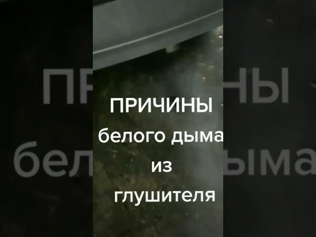 причины белого дыма из глушителя