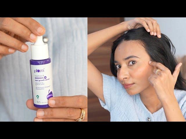 Plum Rosemary & Redensyl Hair Growth Serum Detailed Review & Journey