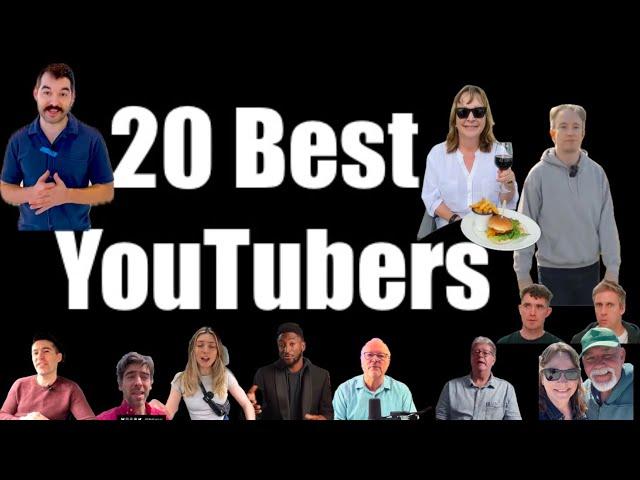 20 Best YouTubers 2024