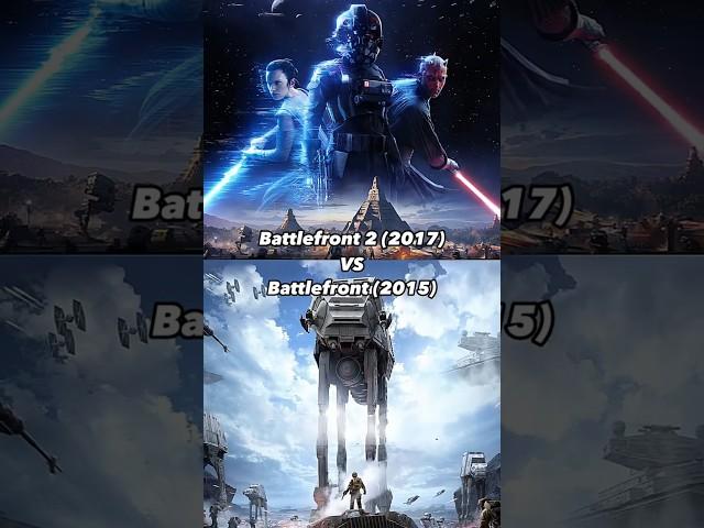 Battlefront 2 vs Battlefront