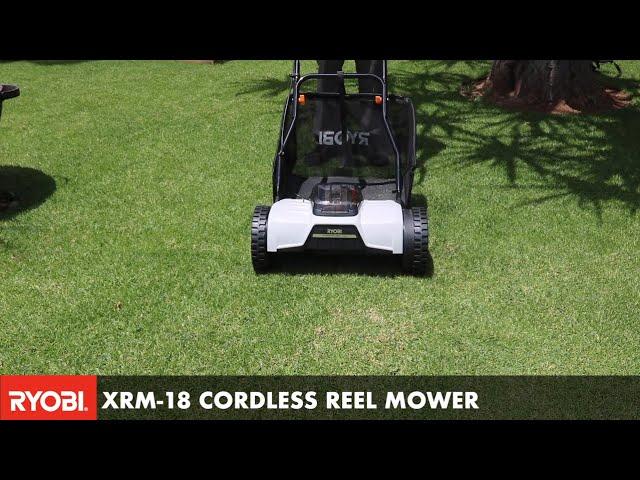 XRM-18 Cordless Reel Mower.