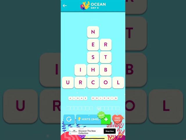 Wordbrain 2 Ocean Event Day 4 [October 3 2021] | Cheats for Wordbrain 2