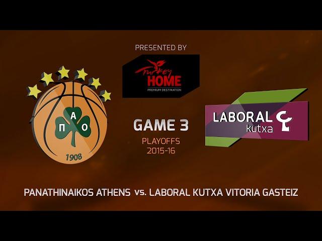 Highlights: Panathinaikos Athens-Laboral Kutxa Vitoria