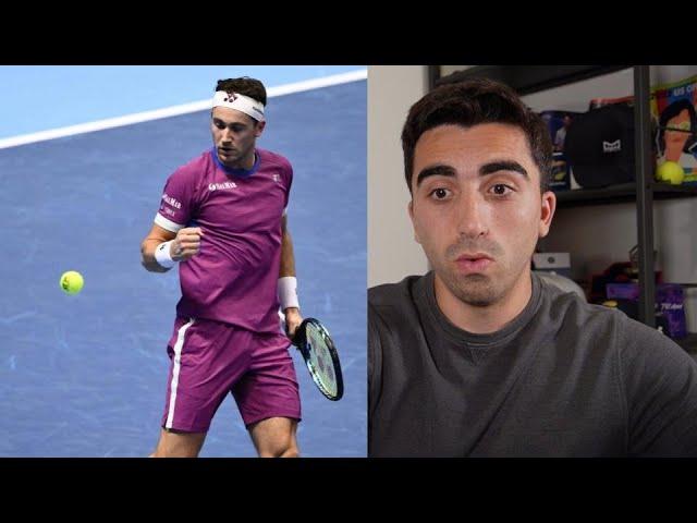 Ruud Upsets Alcaraz at ATP Finals 2024 | Gill Gross