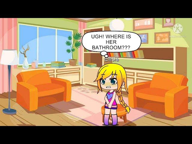 Gacha pee #1 Forgetting to pee before you leave the house (Reupload) (Not My Video)