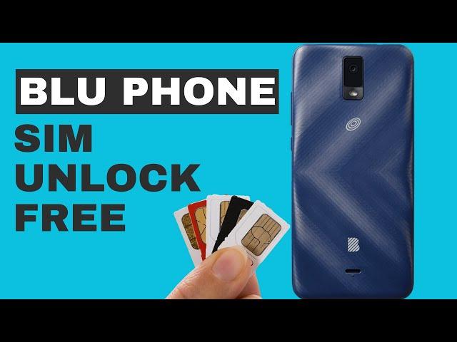 BLU View 3 B140DL Network unlock Free || All Tracfone Sim Carrier Unlock Free | Invalid sim