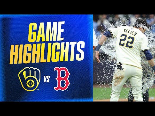 Red Sox vs. Brewers Game Highlights (5/27/25) | MLB Highlights