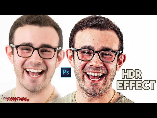 HDR effect + PSD || Photoshop tutorial